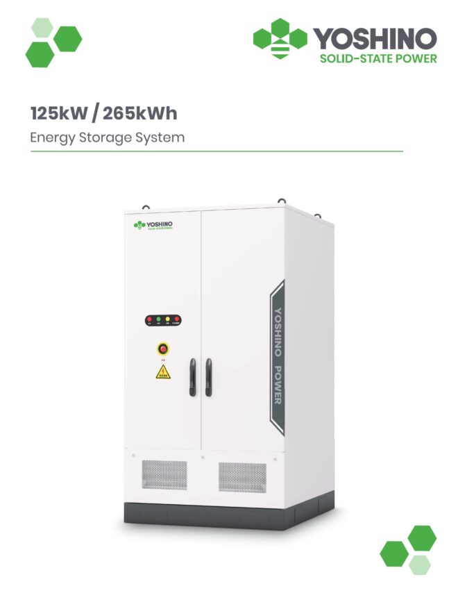 Energy Storage System | 125kW / 265kWh